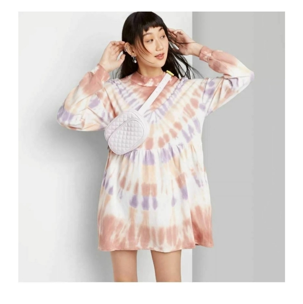 Wild fable sweat shirt babydoll dress